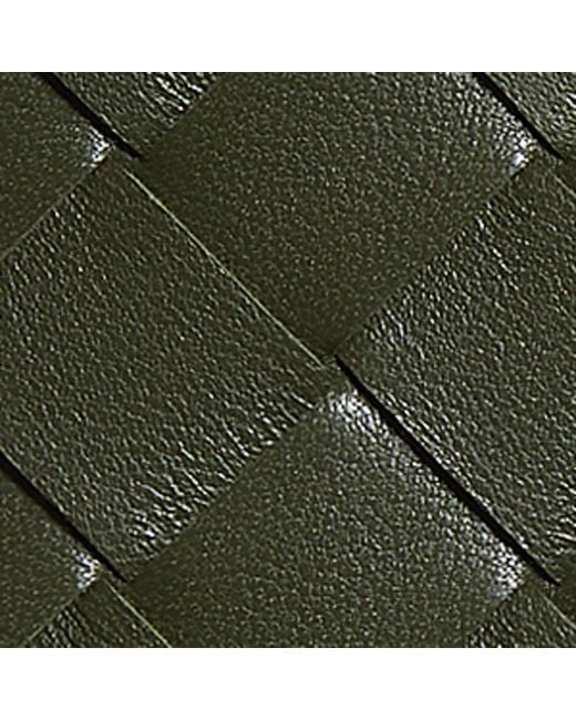 Bottega Veneta Green Small Leather-Suede Bifold Wallet