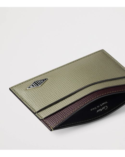 Cartier Brown Leather Losange Card Holder for men