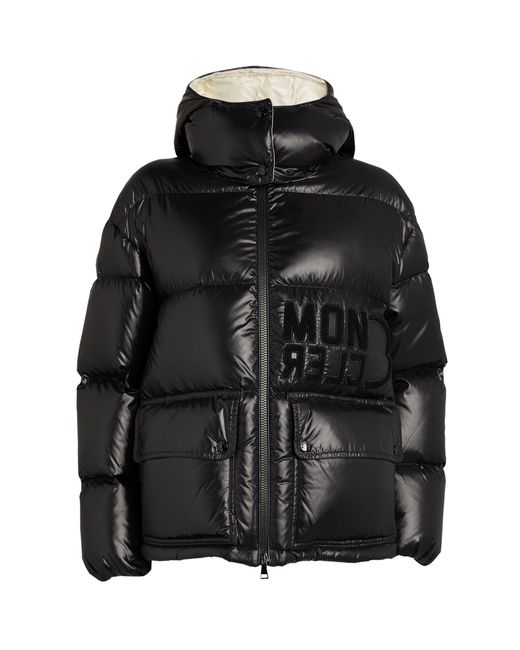 Moncler Synthetic Abbaye Puffer Jacket in Black | Lyst Canada