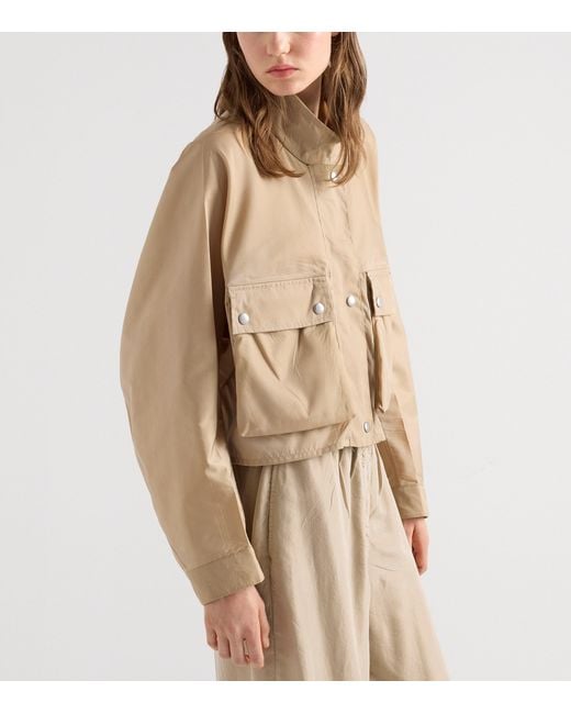Prada Natural Washed Re-Nylon Jacket