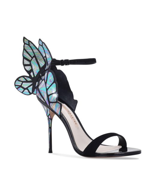 Sophia Webster Black Chiara Butterfly Sandals