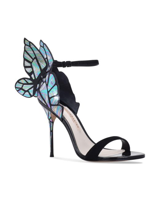 Sophia Webster Black Chiara Butterfly Sandals