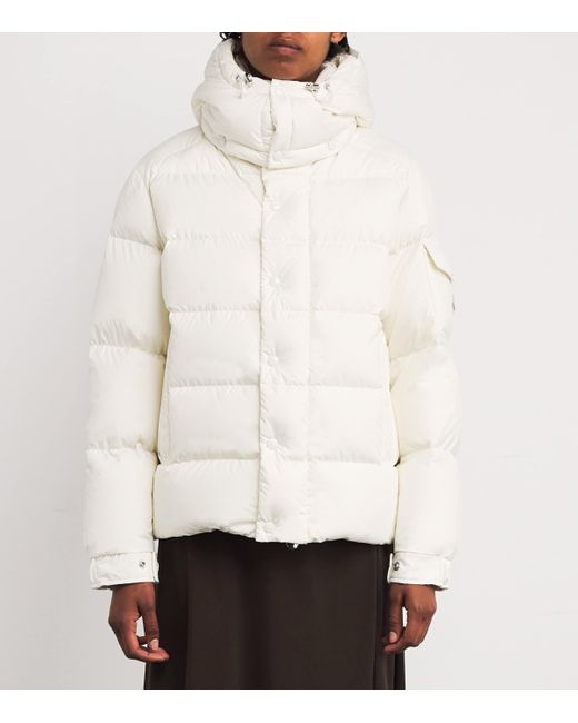 Moncler White Down Maya Puffer Jacket