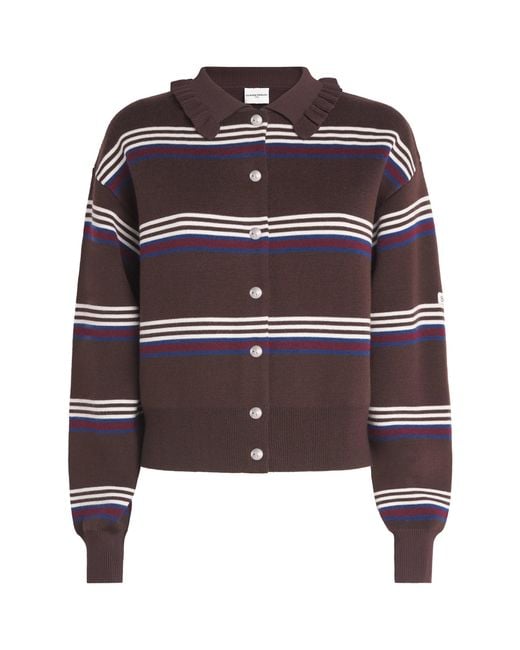 Claudie Pierlot Multicolor Wool-Blend Stripe Cardigan