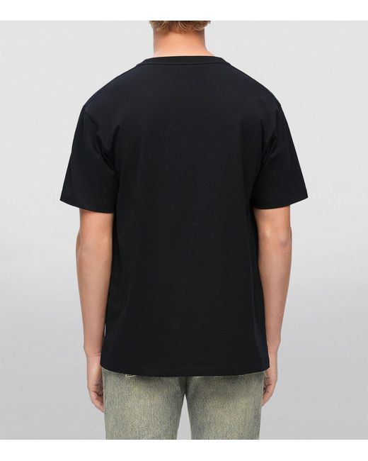 Loewe Black Glitch Anagram T-shirt for men