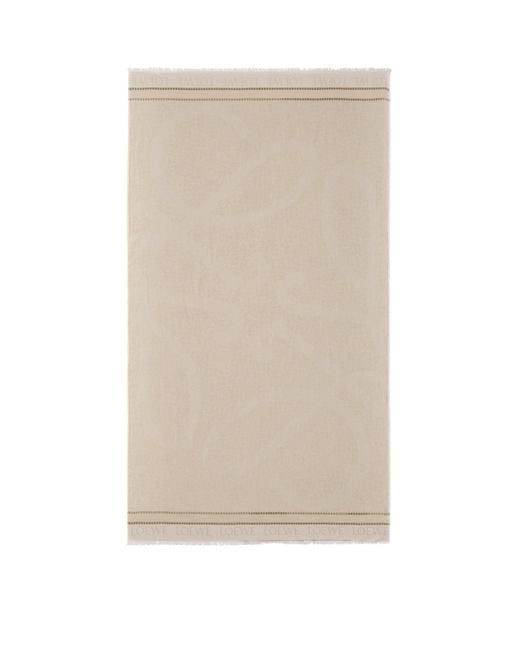 Loewe Natural X Paula's Ibiza Cotton Anagram Jacquard Pareo