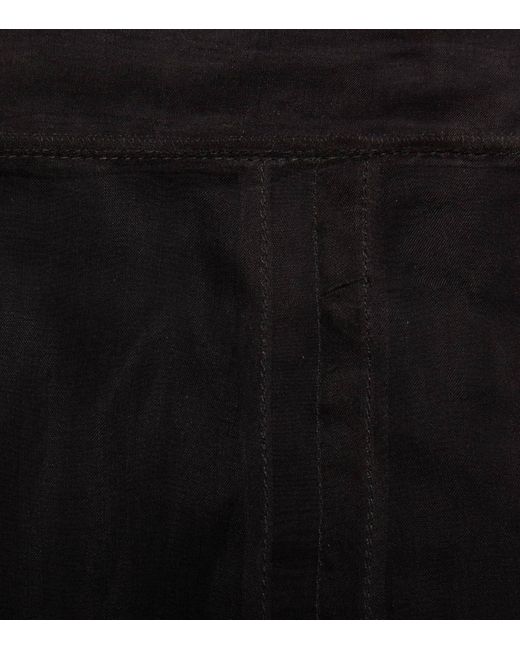 Gucci Black Silk Organza Midi Skirt