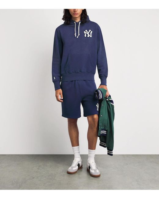 Polo Ralph Lauren Blue Ny Yankees Hoodie for men