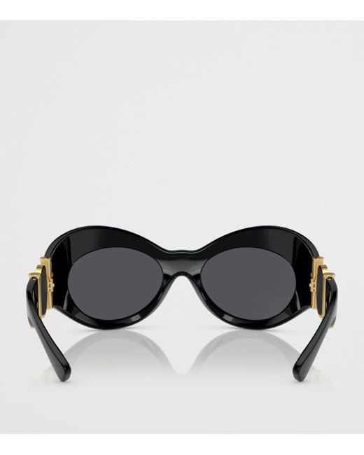 Versace Black Acetate 0Ve4462 Irregular Sunglasses