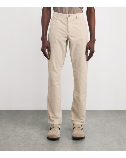 PAIGE Natural Corduroy Federal Slim-Straight Jeans for men