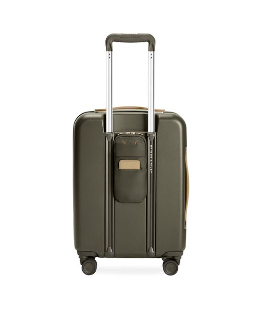 Briggs & Riley Green Carry-on Expandable Spinner Suitcase (53cm)