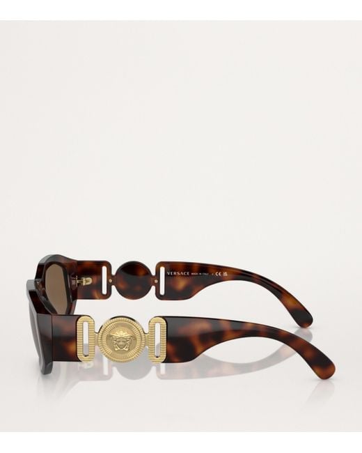 Versace Brown Nylon Sunglasses for men