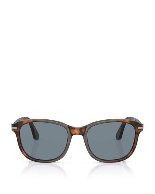 Persol Gray Acetate Pillow Sunglasses
