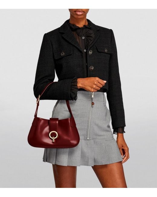 Sandro Red Leather Janet Bag