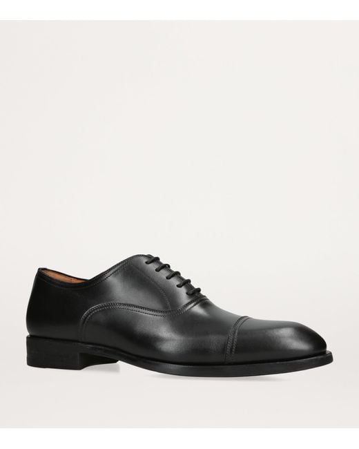 Magnanni Shoes Black Madis Oxford Shoes for men