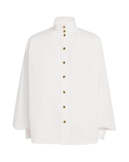 Zimmermann White Utility Billow Blouse