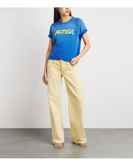 FRAME Natural The Pixie Wide-Leg Jeans