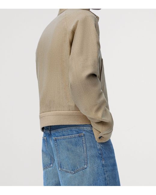 Loewe Natural Wool-Blend Bomber Jacket for men
