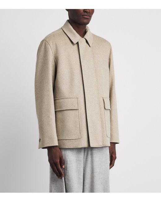 Lardini Natural Virgin Wool Jacket for men