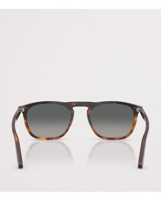 Persol Gray Tortoiseshell Gae Square Sunglasses