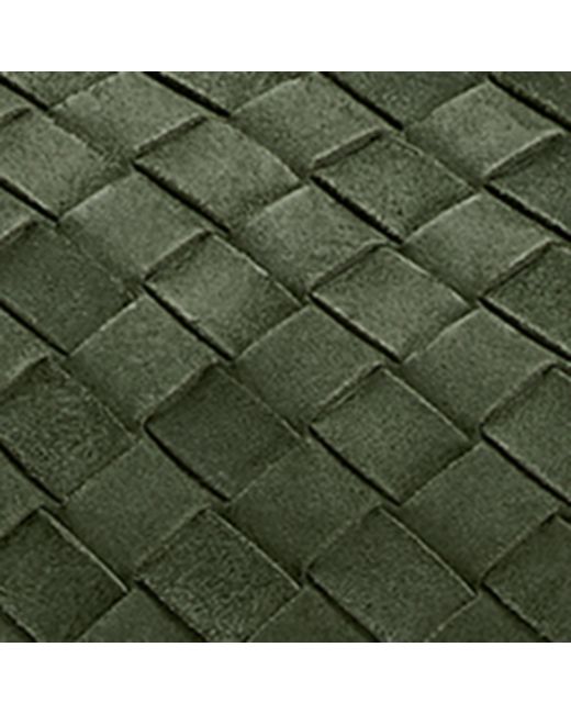 Bottega Veneta Green Large Suede Campana Shoulder Bag