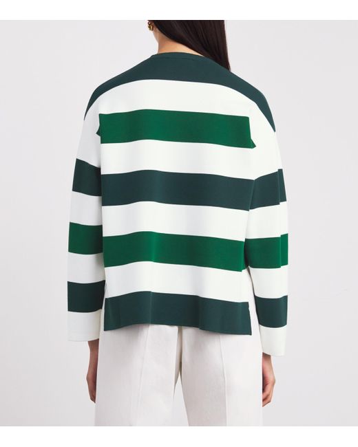 Max Mara Green Stripe Sweater