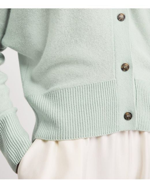LeKasha Green Cashmere Lyss Scarf Cardigan