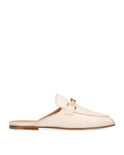 Tod's Natural Leather Slippers