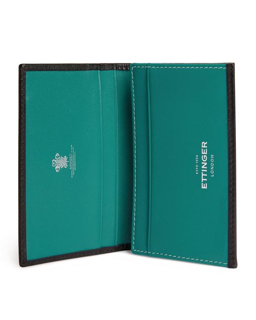 Ettinger 8Slot Sterling Hide Coat Wallet in Black for Men Lyst UK