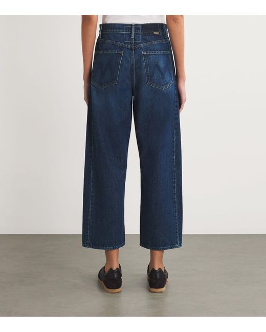 Mother Blue The Half-Pipe Wide-Leg Jeans