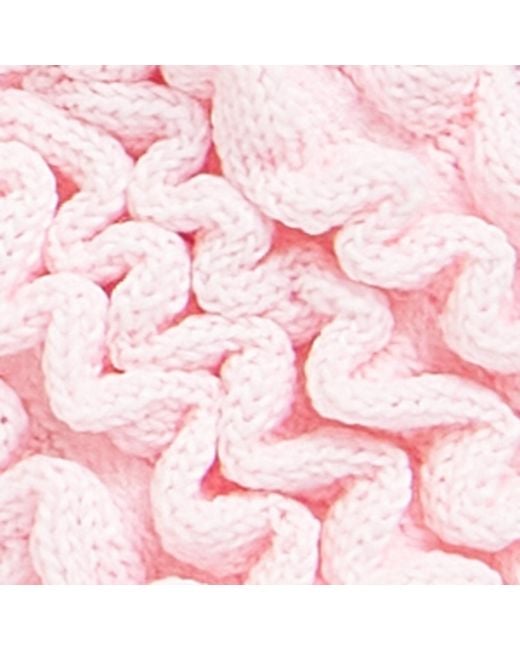 Hunza G Pink Crinkle Scrunchie