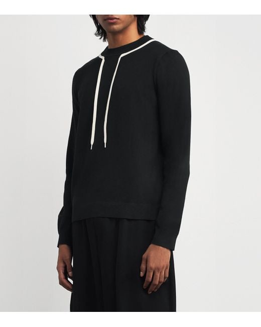 Craig Green Black Merino Wool-Blend Sweater for men