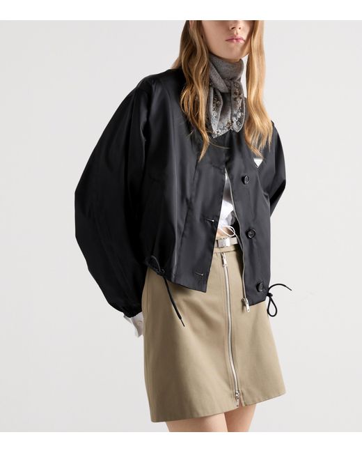 Prada Black Re-Nylon Blouson Jacket
