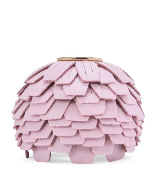 Loewe Pink Calfskin Flower Personalisation Charm