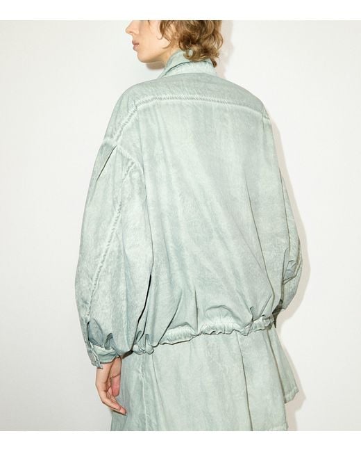 MAX&Co. Green Oversized Zip-Up Jacket