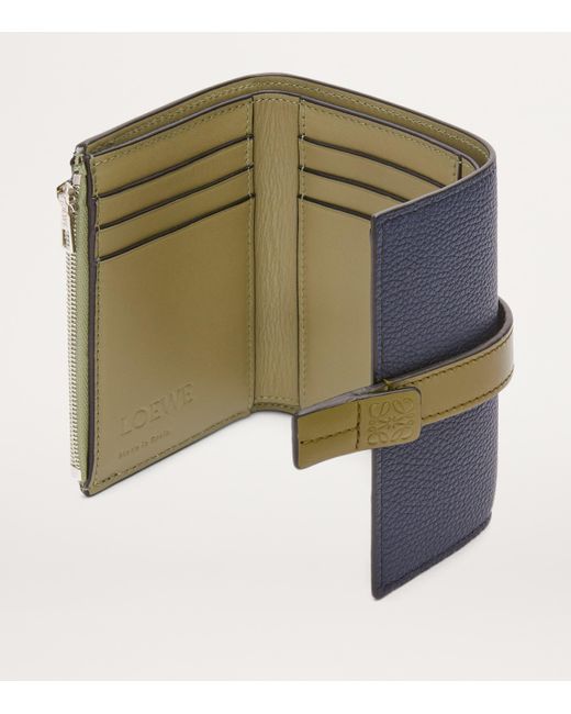 Loewe Blue Small Calfskin Vertical Wallet