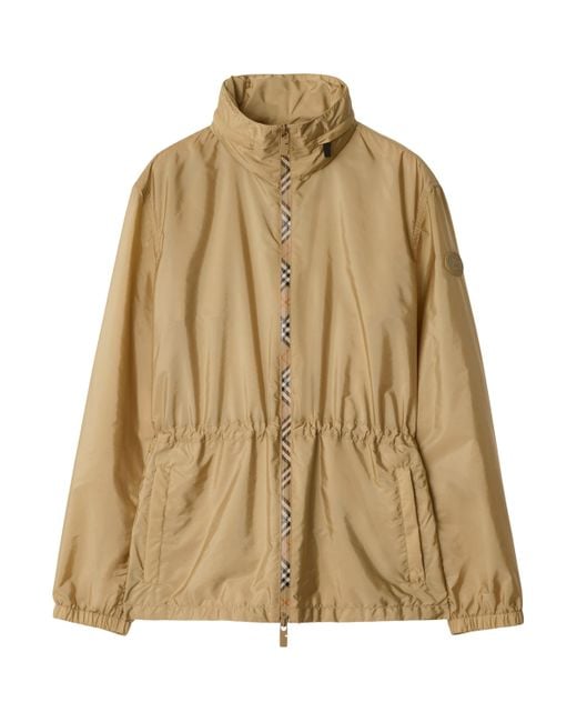 Burberry Natural Technical Adaptable Check-Trim Parka