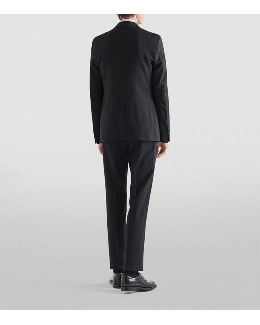 Prada Black Wool-Mohair Blazer for men