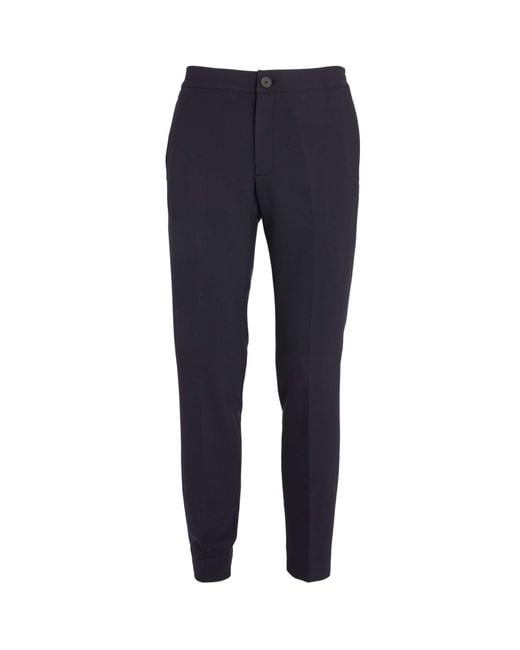 Sandro Blue Stretch Jersey Trousers for men