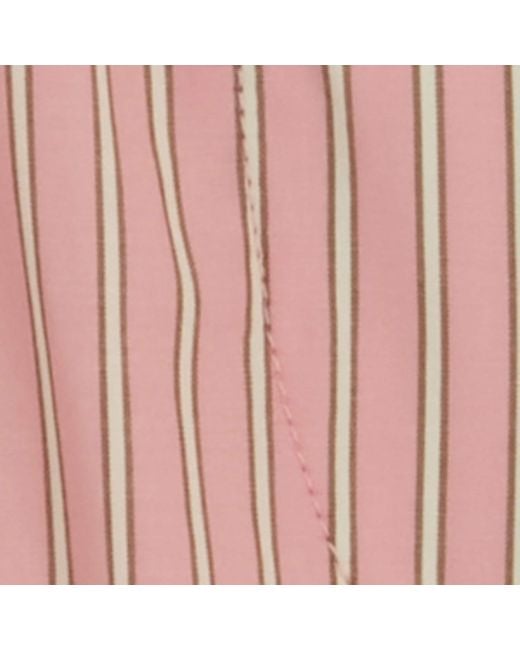 Rag & Bone Pink Cotton Stripe Emma Shorts