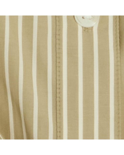 Rag & Bone Natural Cotton Stripe Gretchen Shirt