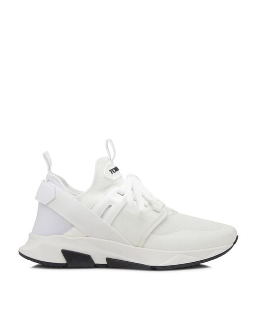 Tom Ford White Jago Low Runner Sneakers for men