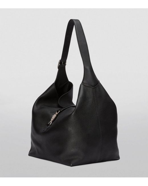 Gucci Black Medium Leather Jackie 1961 Shoulder Bag for men