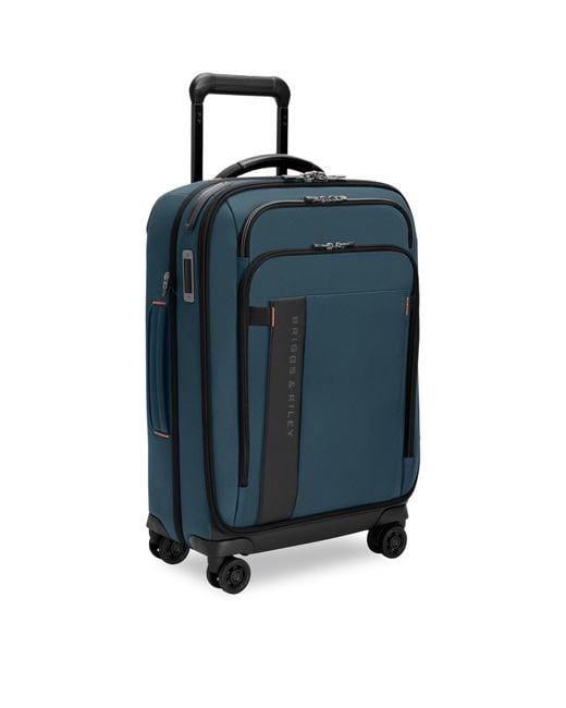 Briggs & Riley Blue Zdx Essential Carry-On Spinner Suitcase