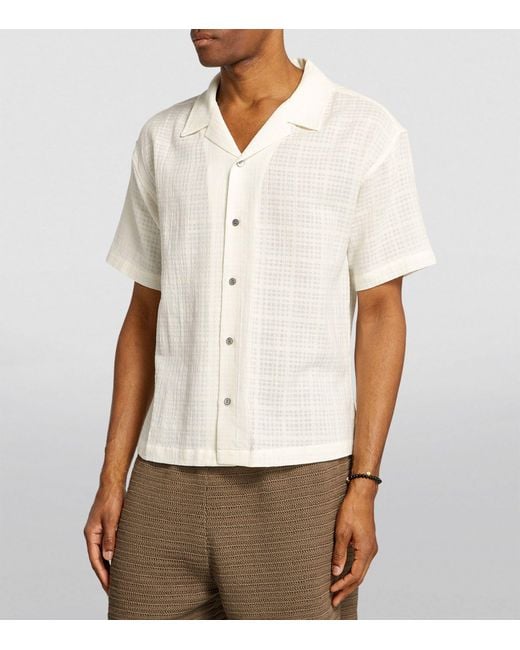 FRAME White Short-sleeve Shirt for men