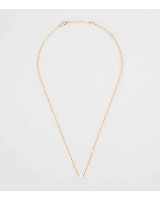 SHAY Metallic And Diamond Bezel Necklace