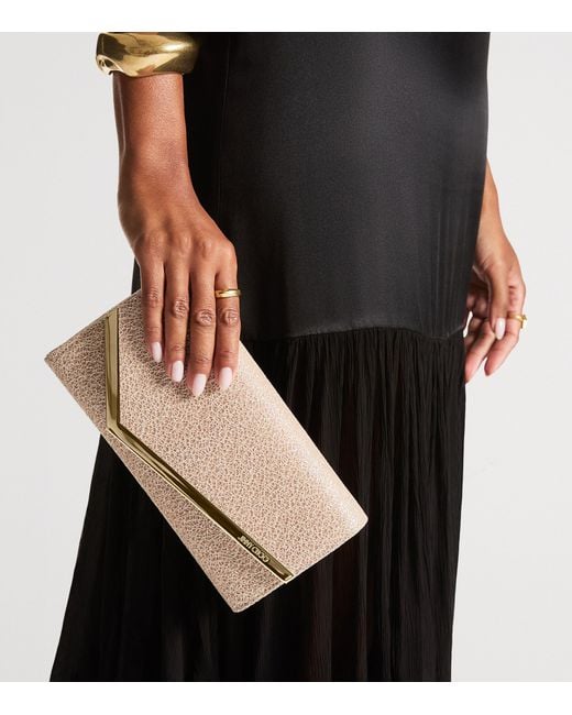 Jimmy Choo Natural Emmie Clutch Bag