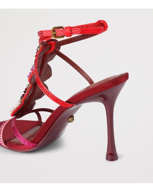 Kurt Geiger Red Kurt Kiss Heeled Sandals