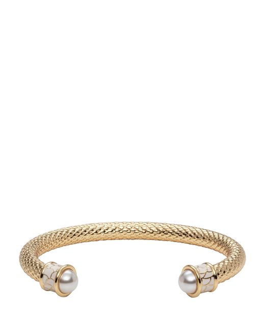 Halcyon Days Natural Plated Salamander Torque Bracelet for men