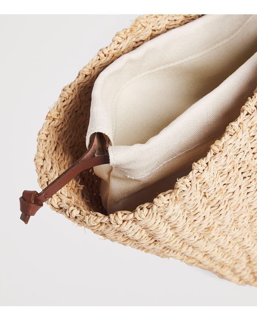 Polo Ralph Lauren Natural Medium Raffia Tote Bag